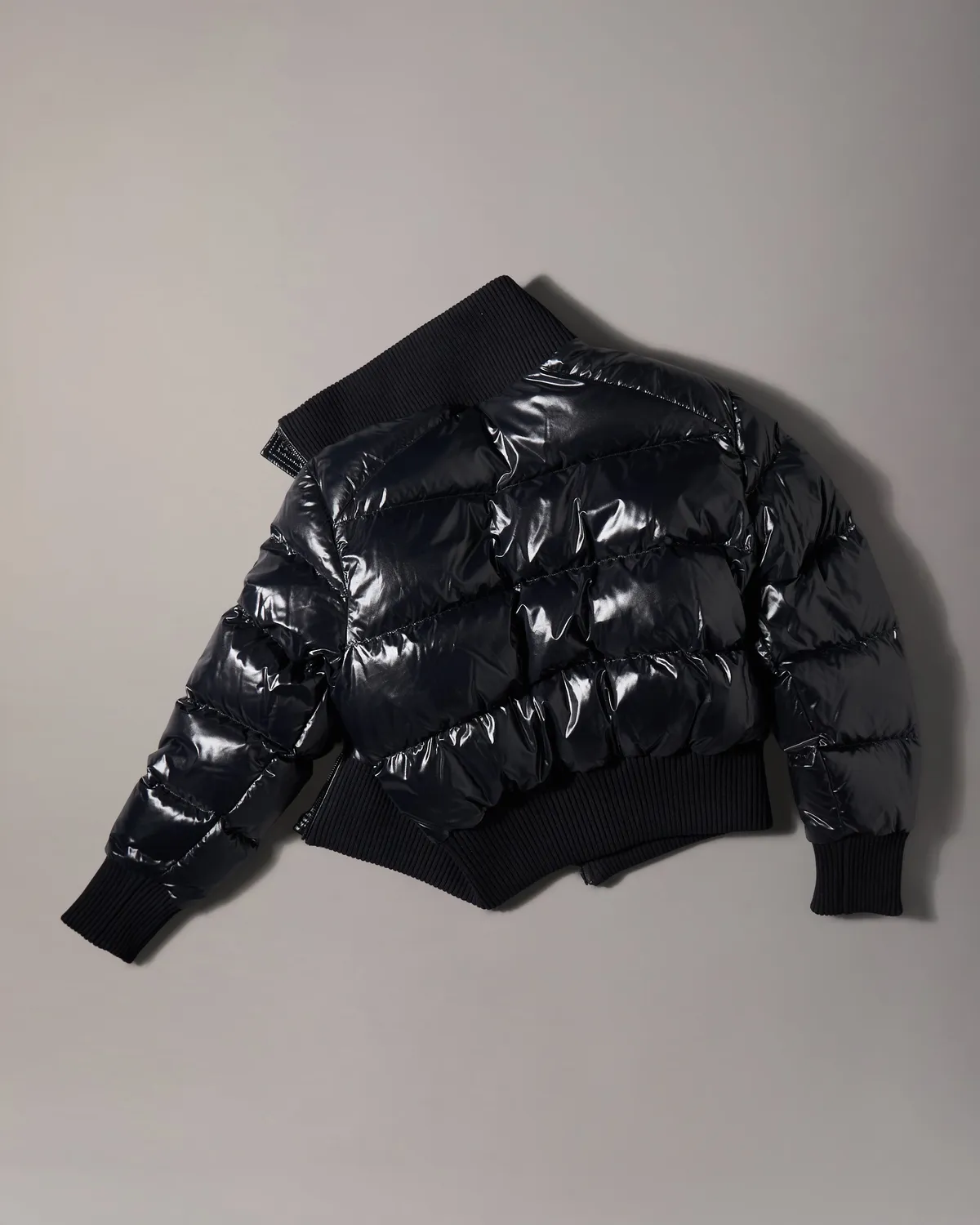 Moose Knuckles Queens bomber duvet noir