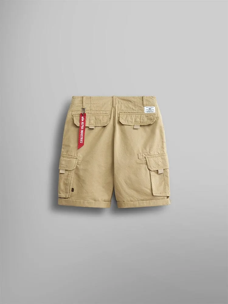 Alpha Industries Crew Short cargo kaki coton