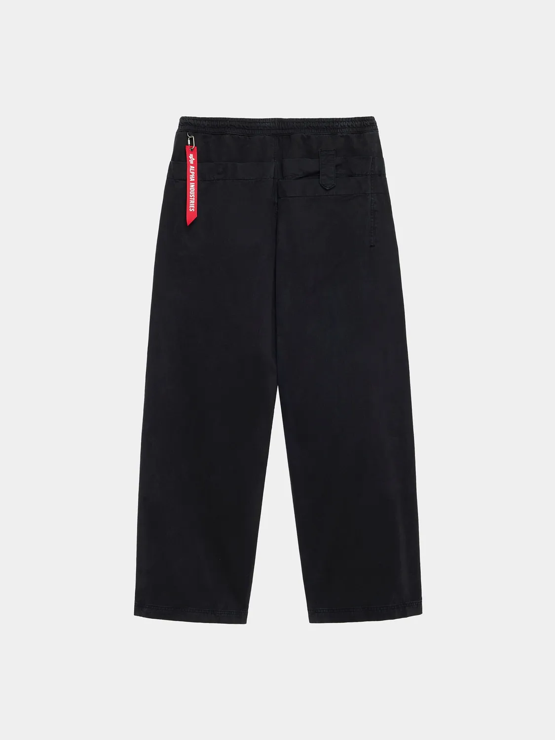 Alpha Industries Oversized Washed pantalon noir coton