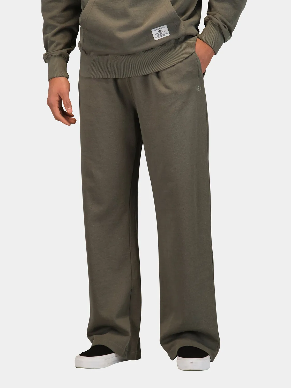 Alpha Industries Essential jogging molleton gris coton