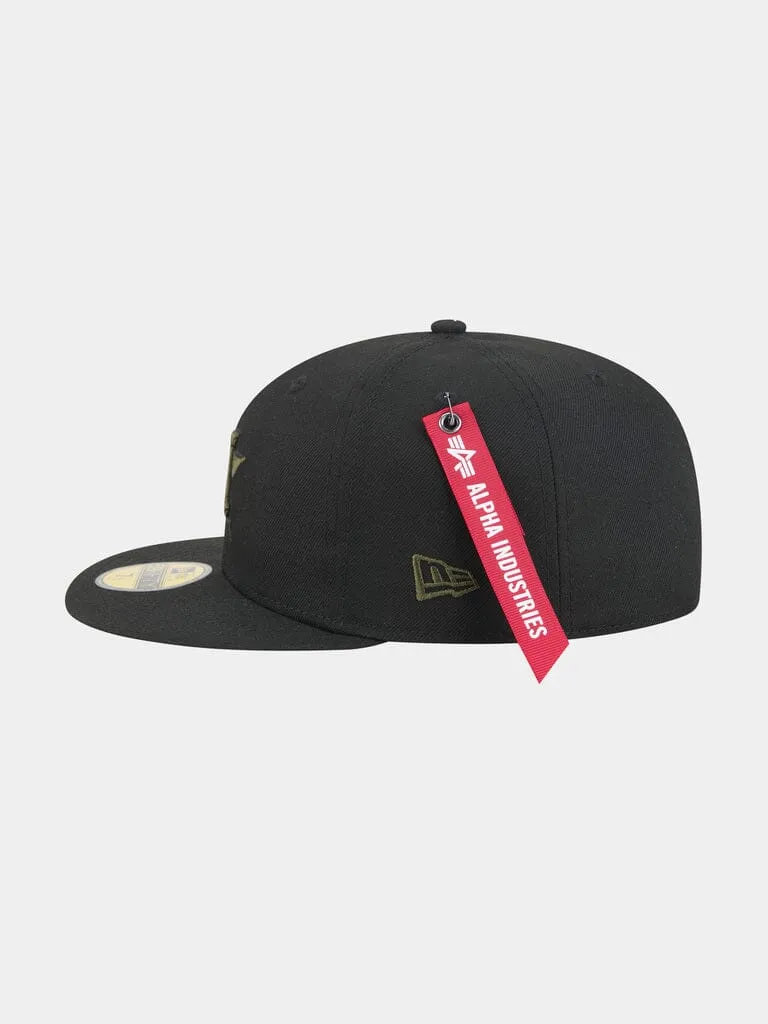 Alpha Industries Houston Astros 59Fifty casquette fitted noire brodée