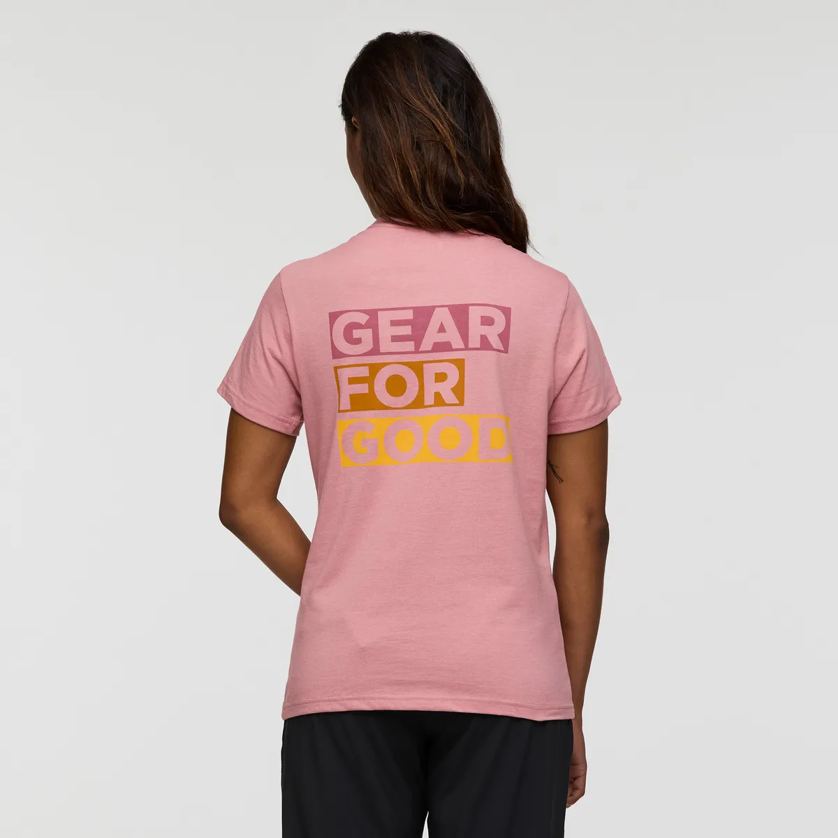 Cotopaxi Do Good Stripes t-shirt femme Sea Spray coton bio