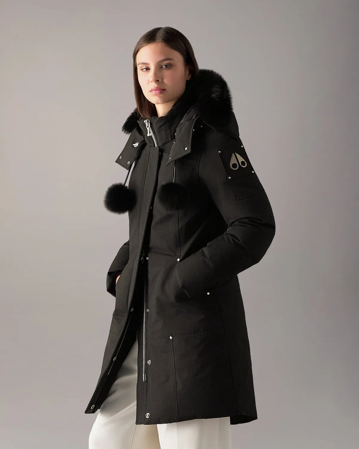 Moose Knuckles Original Stirling parka noire chaude