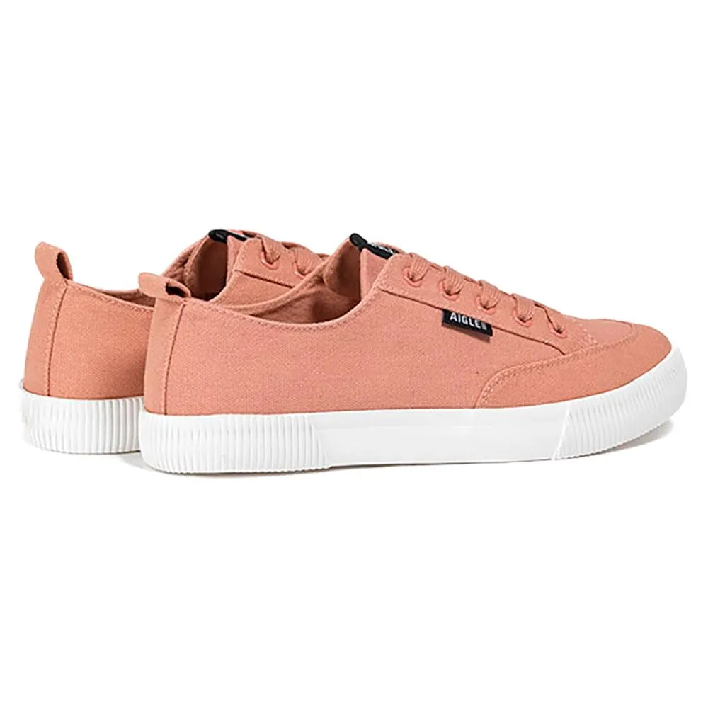 Aigle Tamarix W basket toile femme blanche