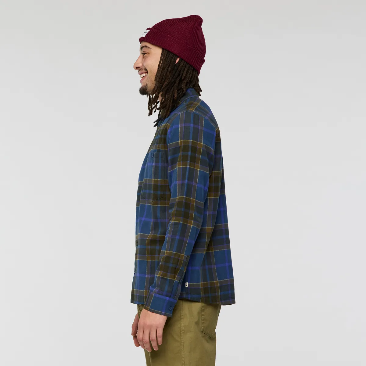 Cotopaxi Quedo Flannel chemise homme Sienna Plaid coton bio