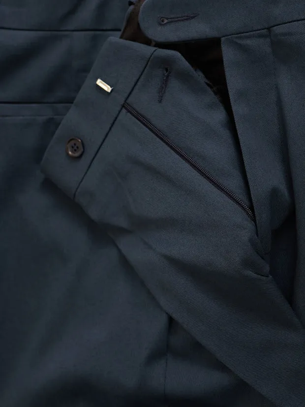 Hollington Siza pantalon homme coton stretch bleu marine