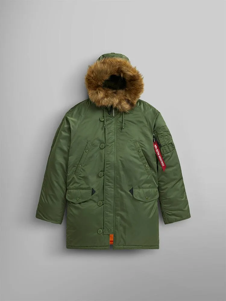 Alpha Industries N-3B Slim Parka noire grand froid