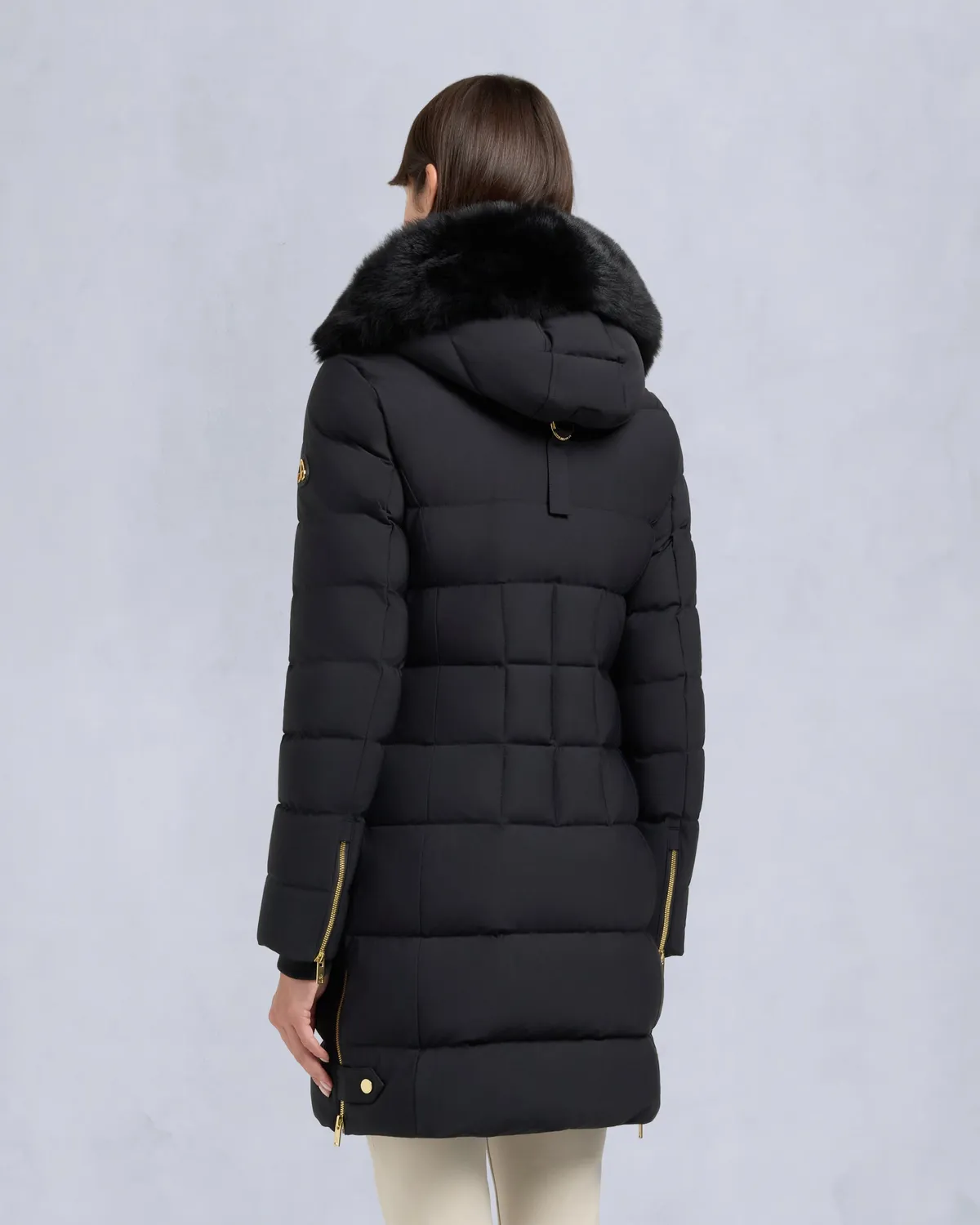 Moose Knuckles Watershed parka Gold noir Nyluxe