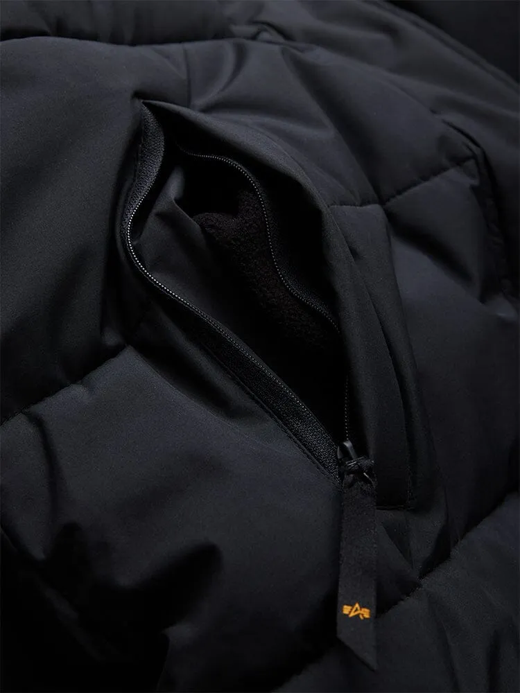 Alpha Industries Sierra Parka Femme Noir Matelassé