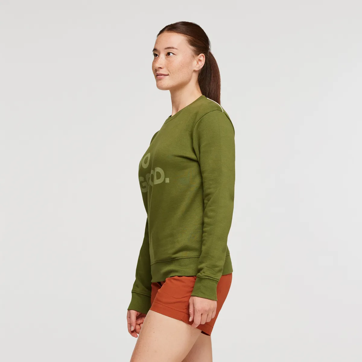 Cotopaxi Do Good Crew sweat femme Wheat coton bio