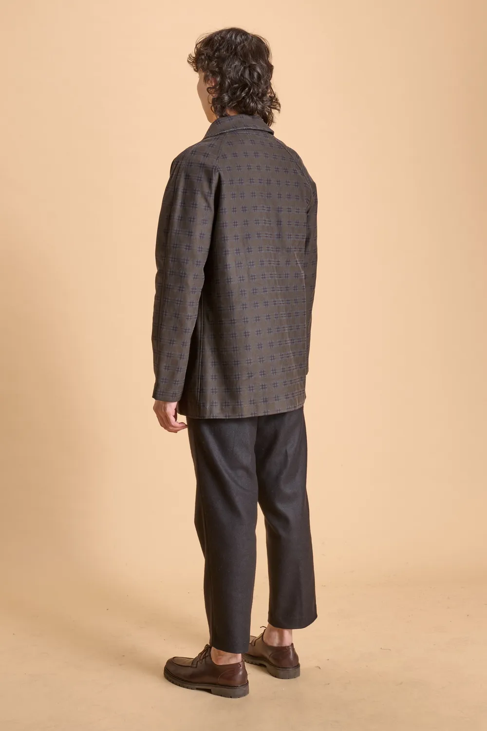 Soubacq Ambra trench gabardine noir