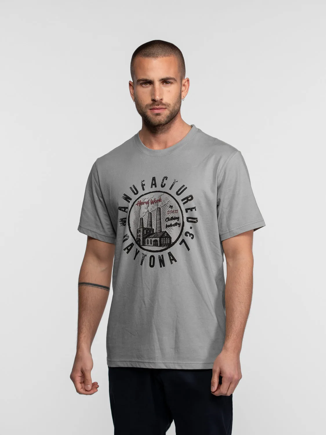 Daytona Froster T-shirt homme coton imprimé worker