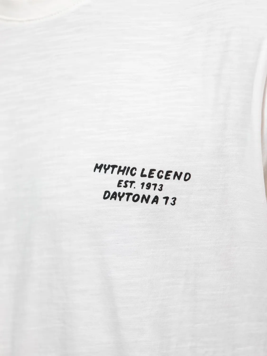 Daytona Sandell t-shirt moto vintage écru