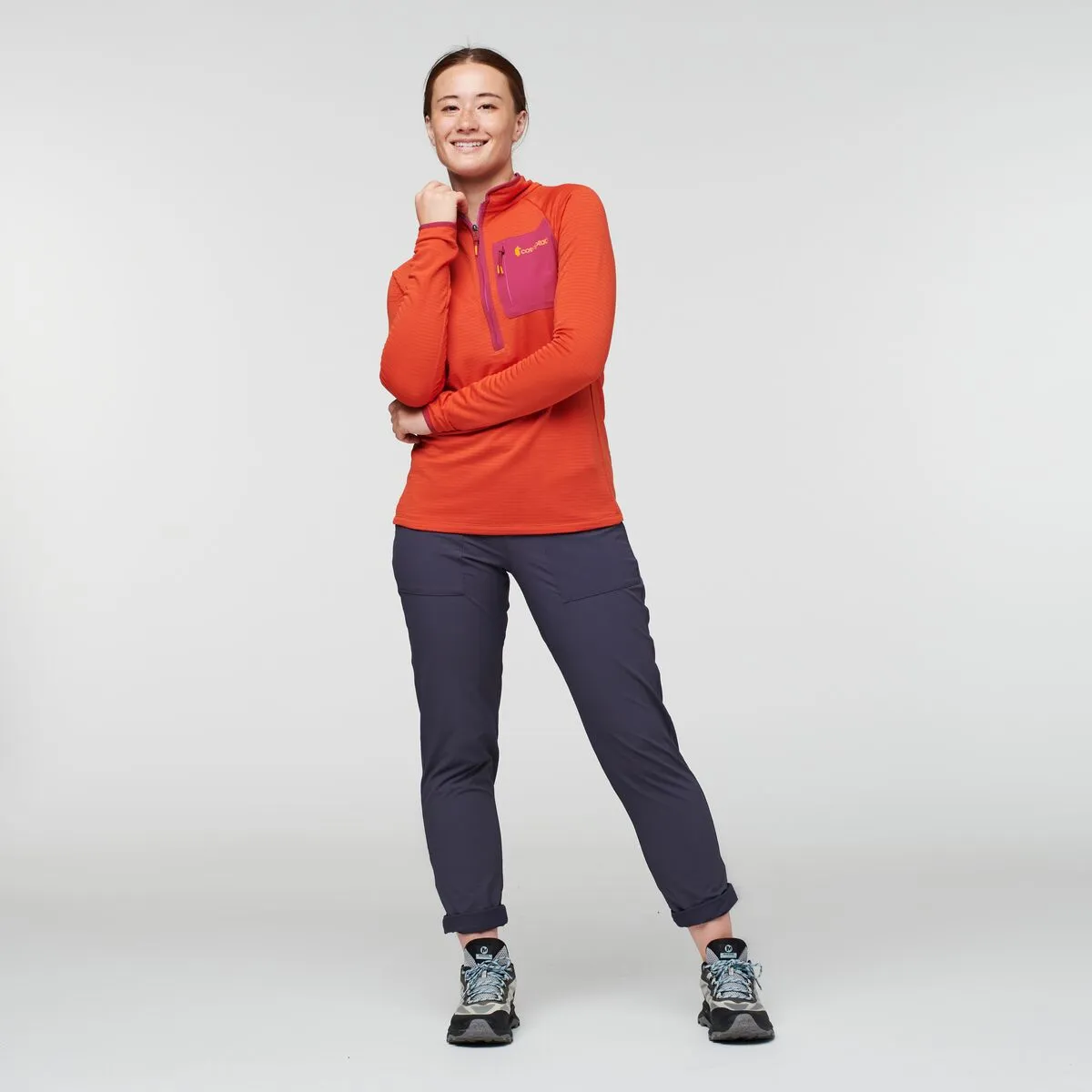 Cotopaxi Otero Fleece Half-Zip polaire femme gulf technique