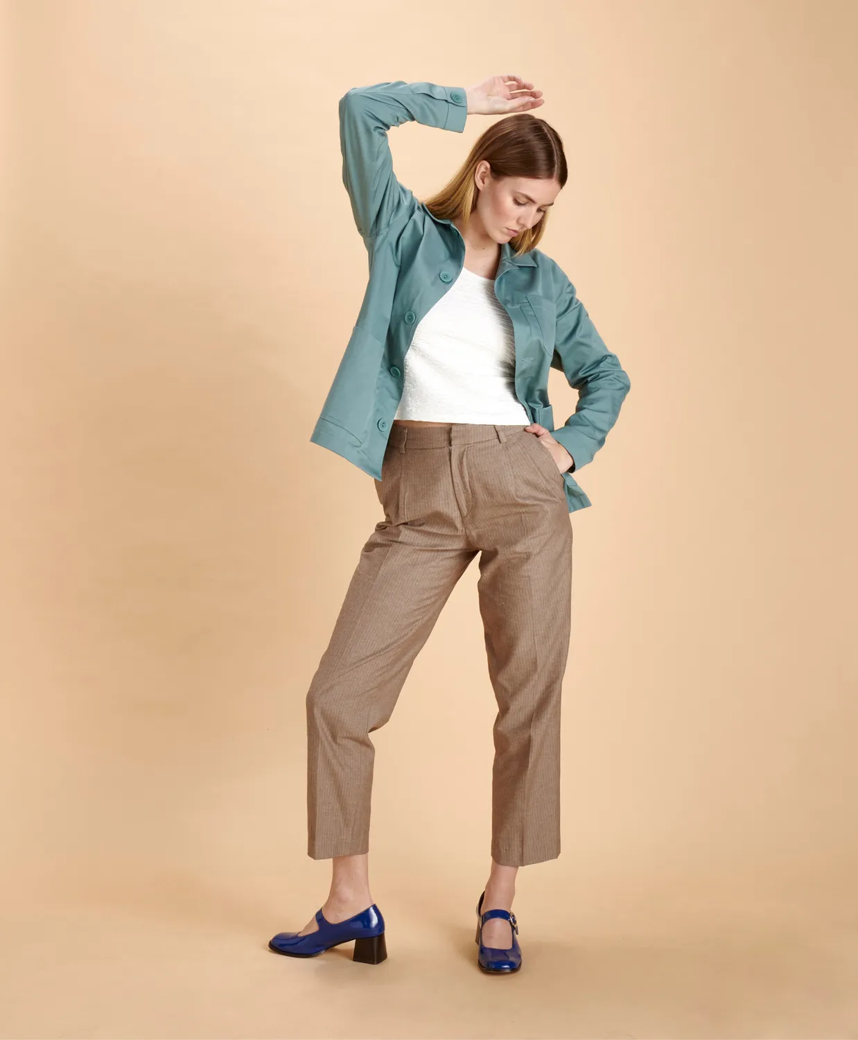 Soubacq Le Bleu Atlan veste de travail gabardine coton