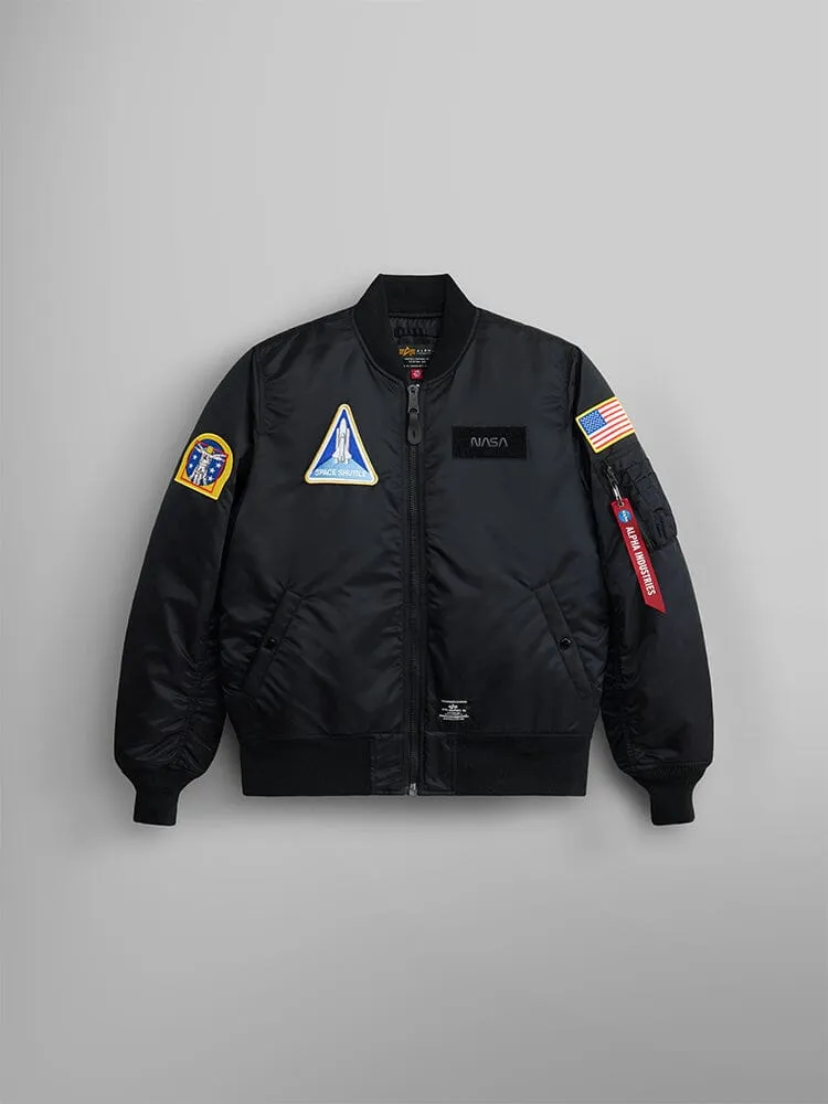 Alpha Industries NASA MA-1 Gen II bomber bleu patches