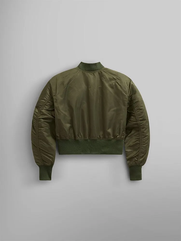 Alpha Industries L-2B Cropped Gen II bomber femme OG-107 Green léger