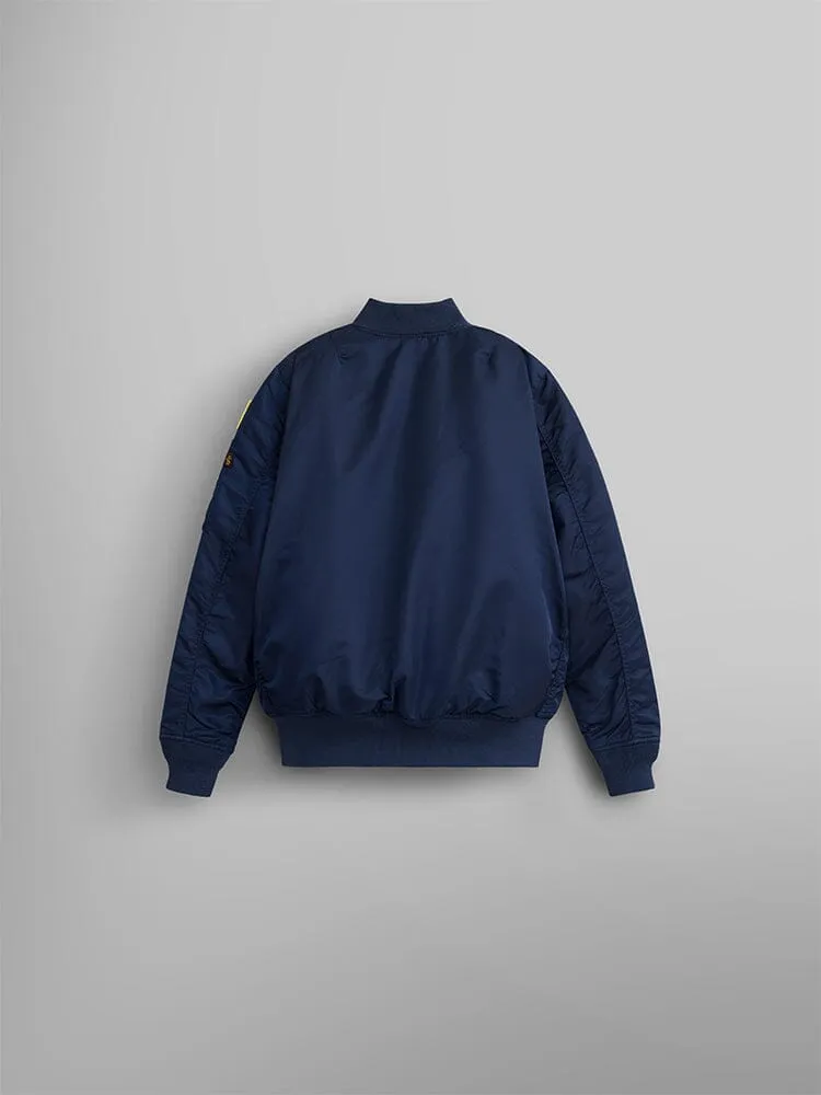 Alpha Industries NASA MA-1 blouson bomber enfant bleu replica