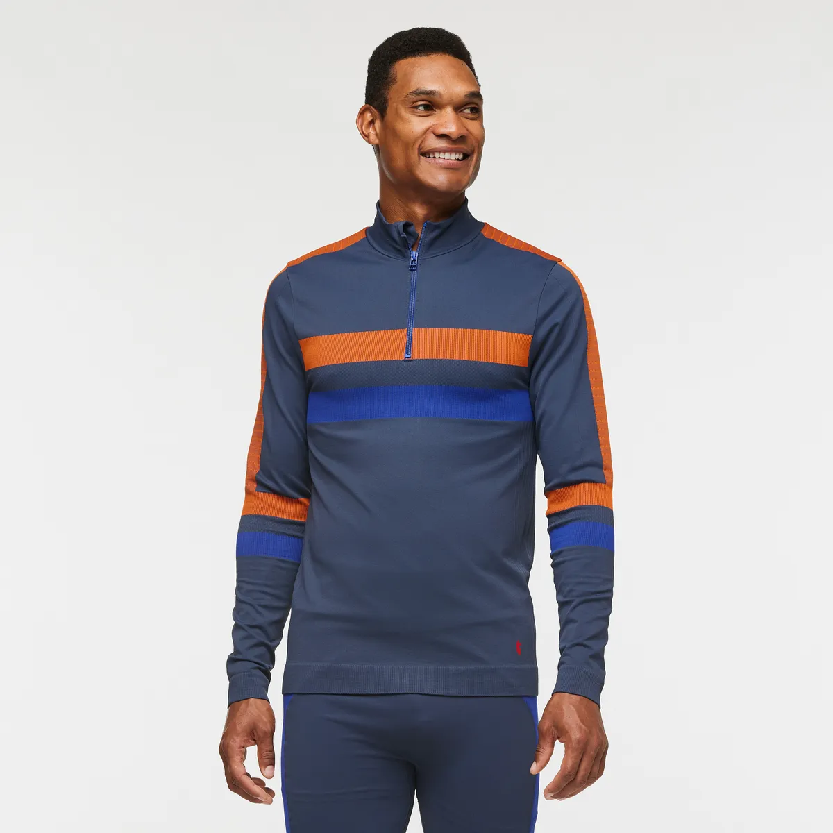 Cotopaxi Debajo sous-couche homme Ink Stripes zippée