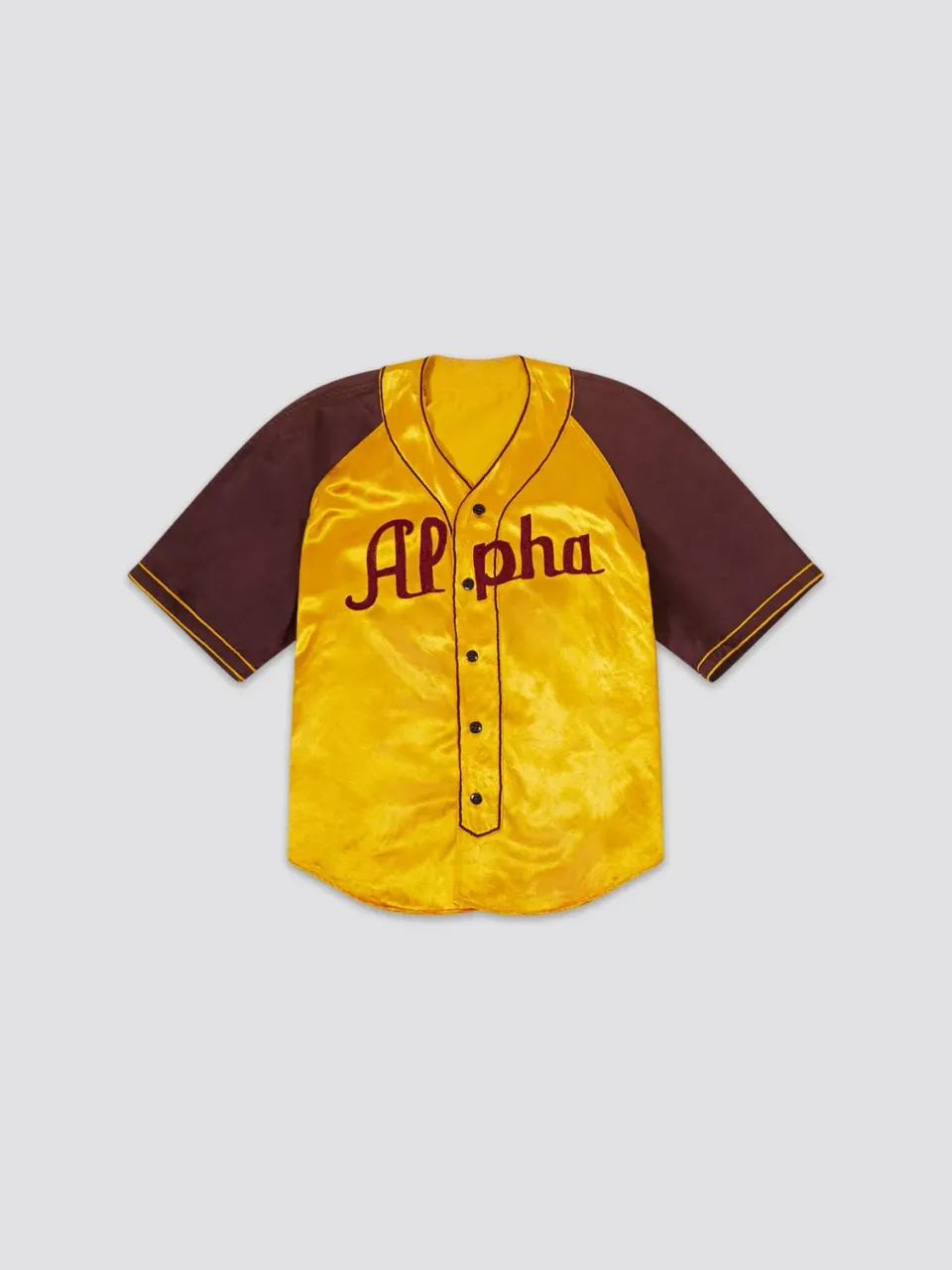 Alpha Industries Vintage 1940s tenue baseball jaune M