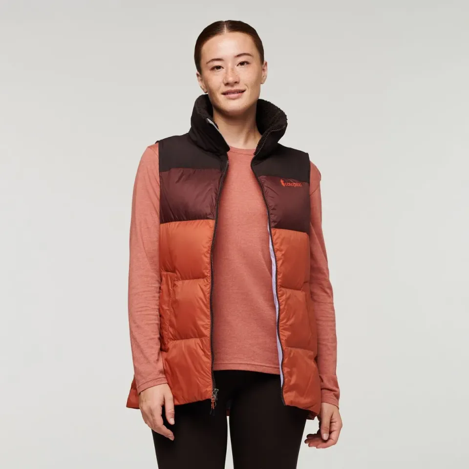 Cotopaxi Solazo Down Vest gilet femme Cavern/Spice duvet