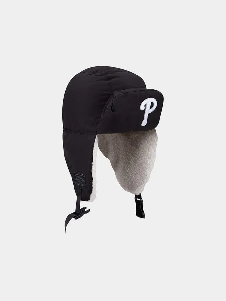 Alpha Industries Phillies Trapper chapka noire polyester