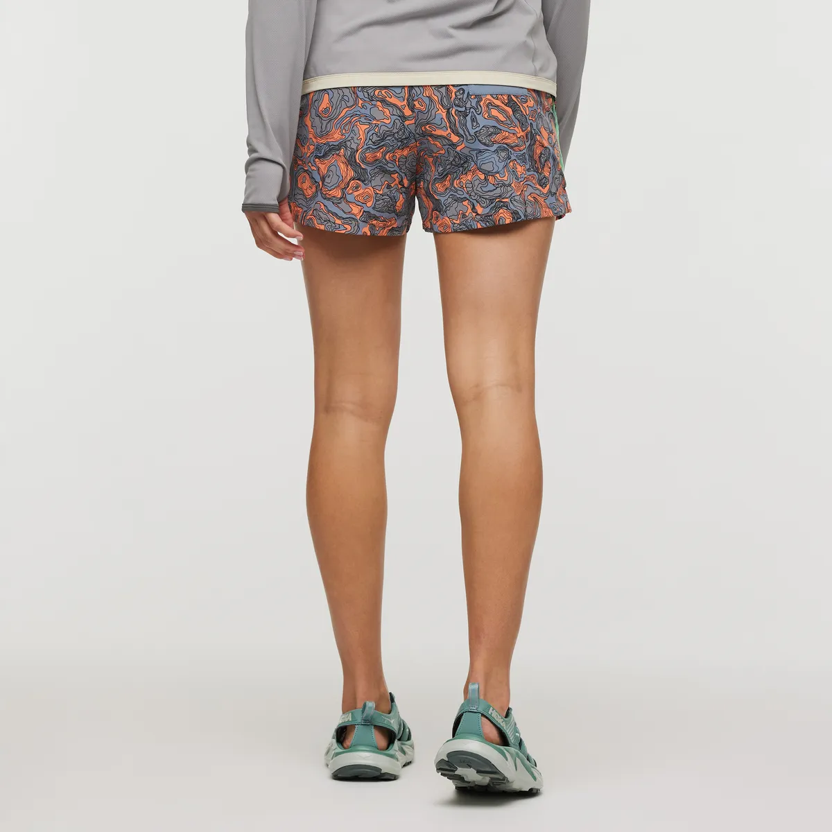 Cotopaxi Brinco Short imprimé femme scuba bleu