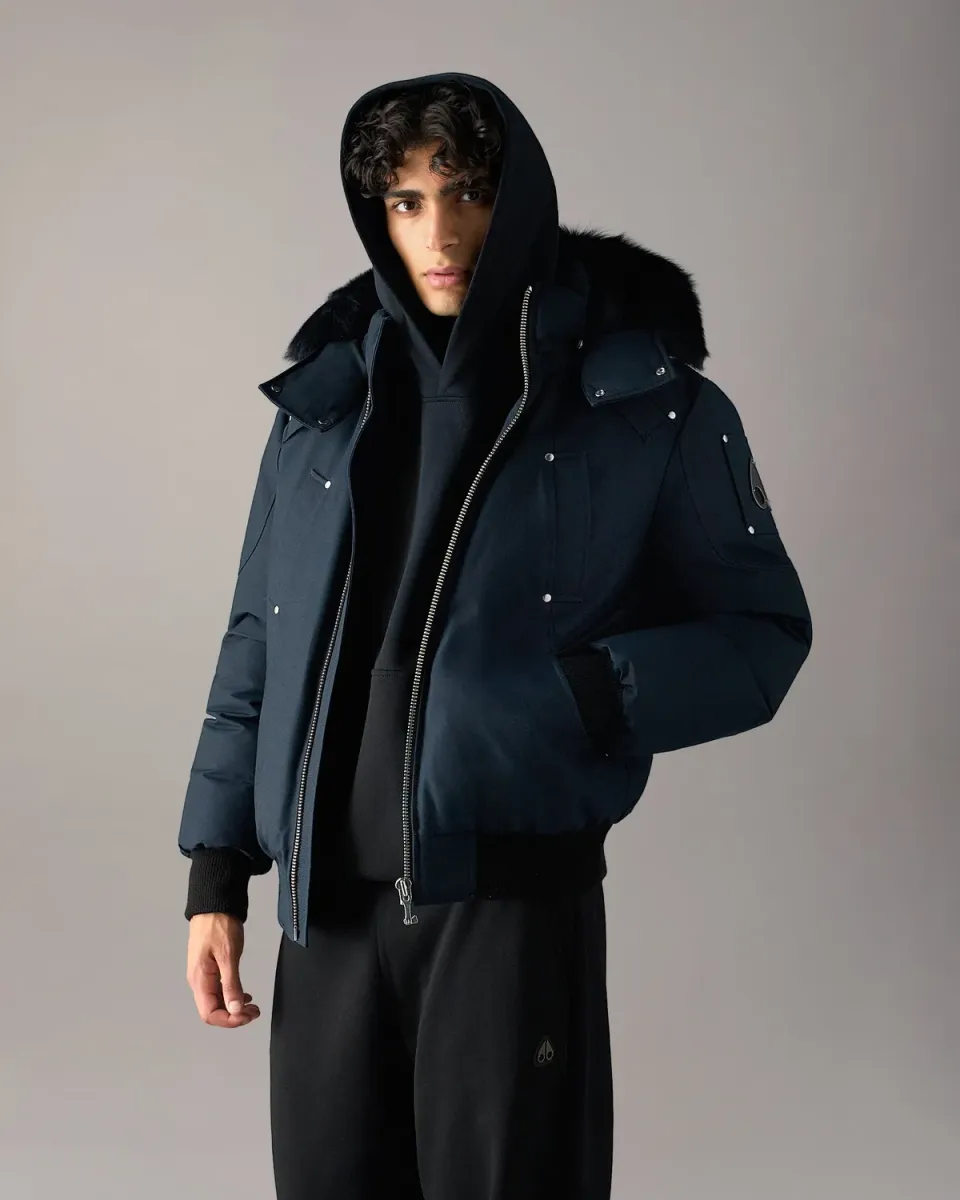 Moose Knuckles Original Ballistic Bomber blouson navy-black duvet