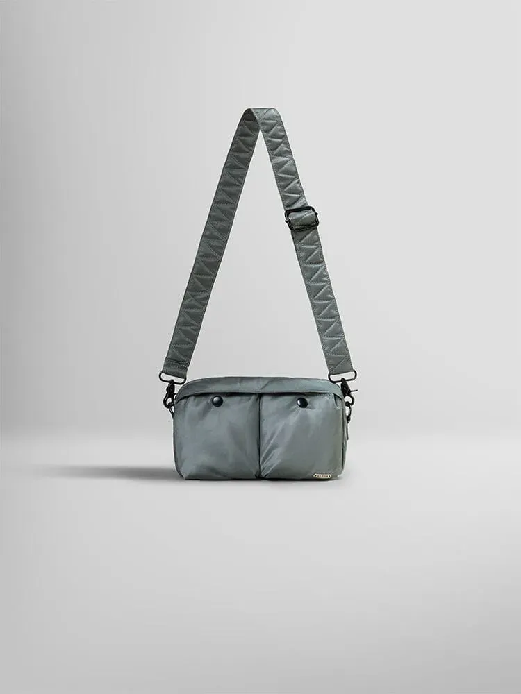 Alpha Industries Nylon Messenger Sacoche noire 4,3 L