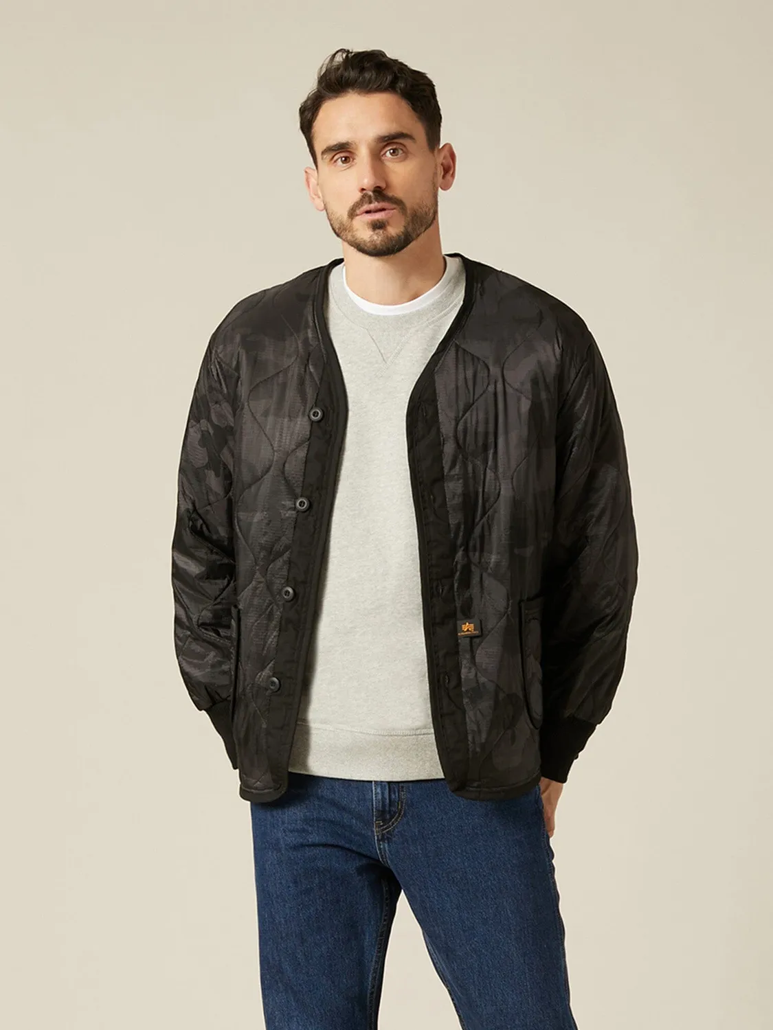 Alpha Industries ALS/92 liner veste camouflage noir