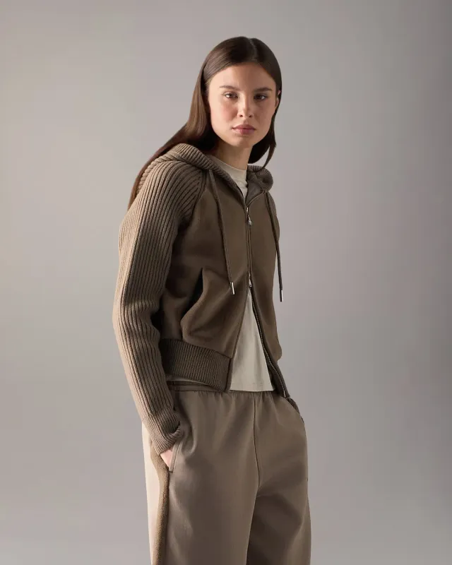 Moose Knuckles Junction pull capuche ashen laine