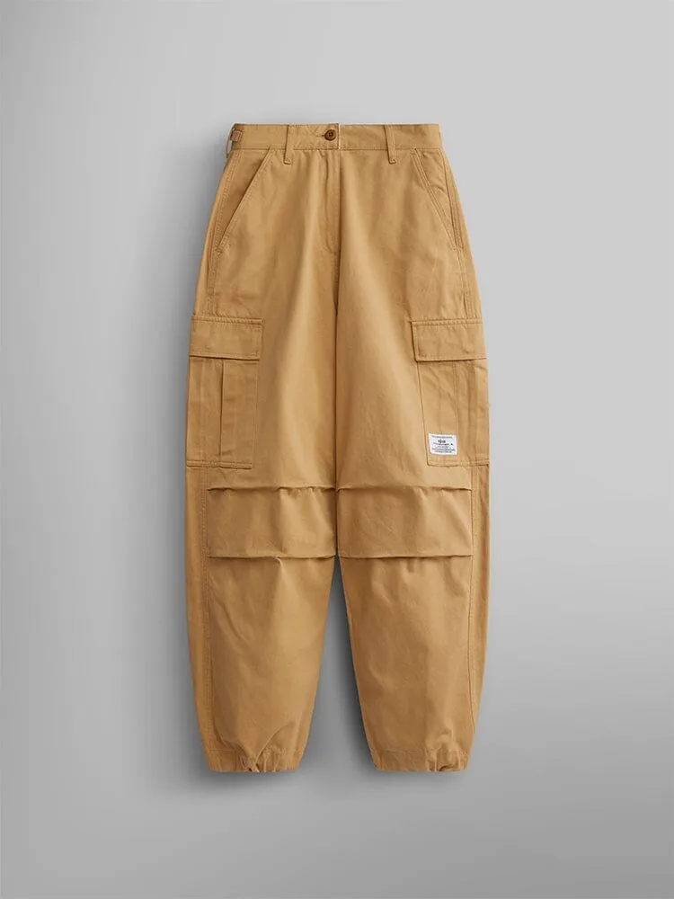 Alpha Industries M-65 pantalon cargo femme marron rigide