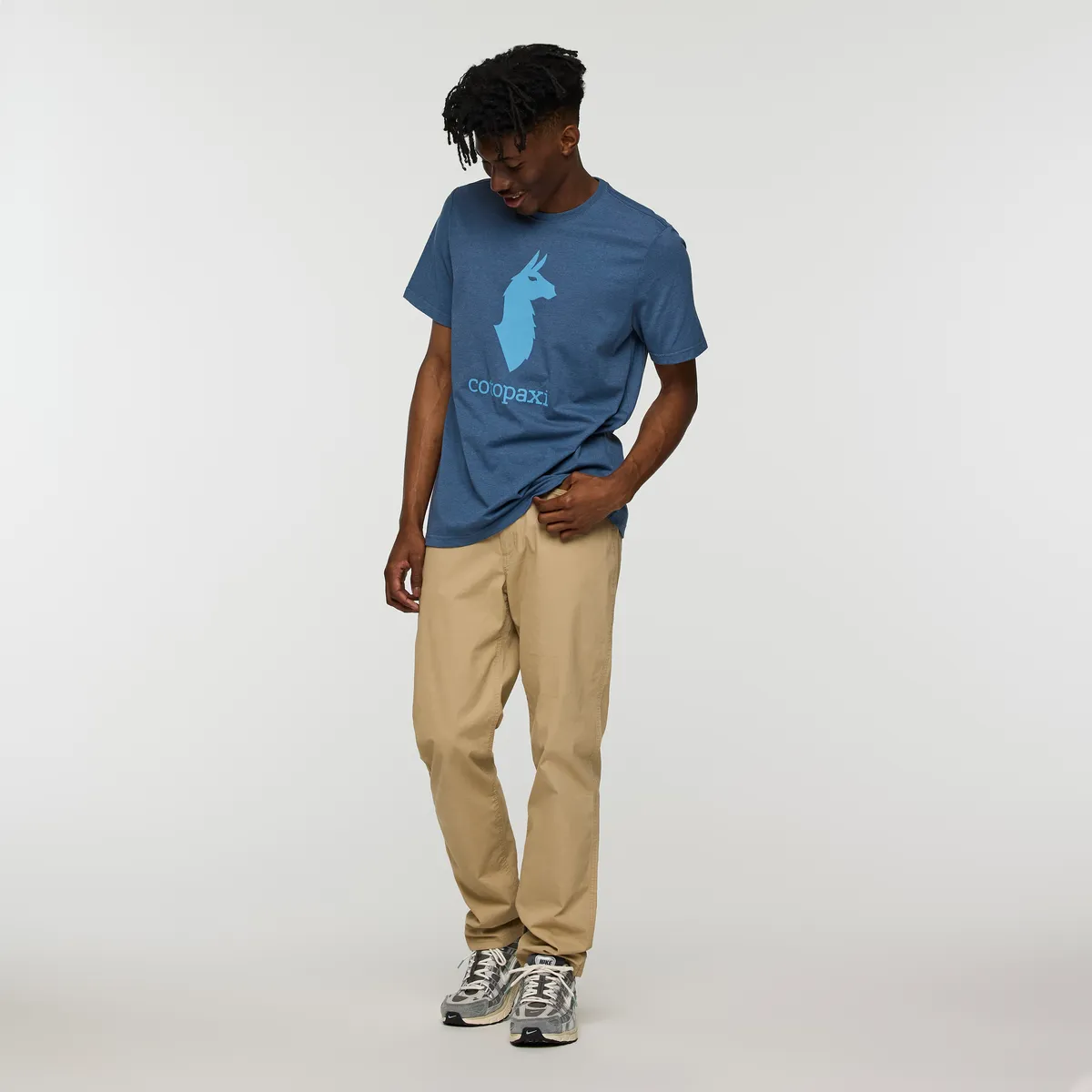 Cotopaxi Llama T-shirt homme coton bio Nutmeg