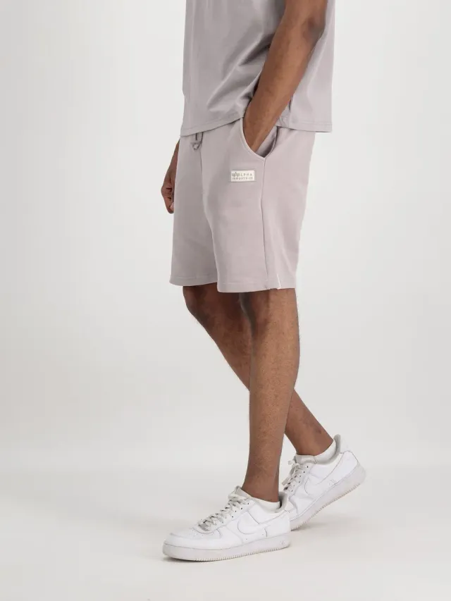 Alpha Industries Organic Jogger Short gris coton bio