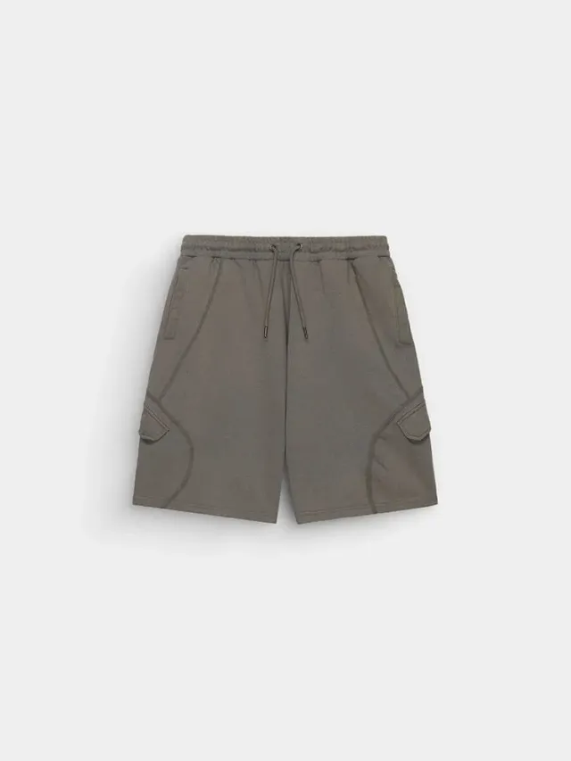 Alpha Industries French Terry short molleton gris cargo