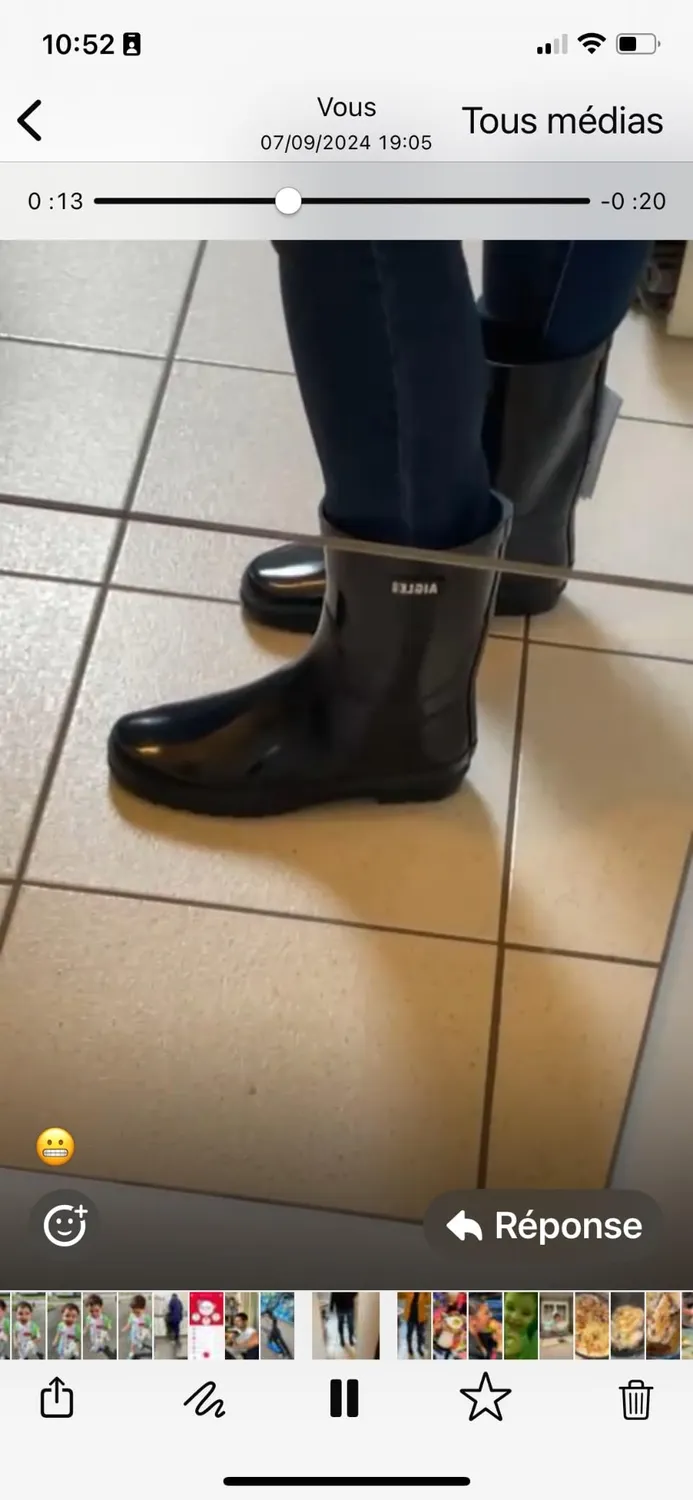 Aigle Eliosa botte pluie femme imperméable