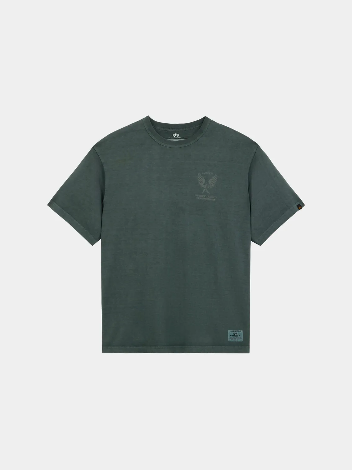 Alpha Industries Essential Battlewash t-shirt Noir coton