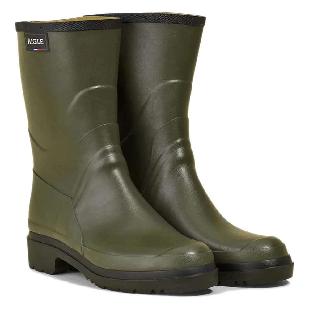 Aigle Bison 2 botte de pluie homme marron caoutchouc