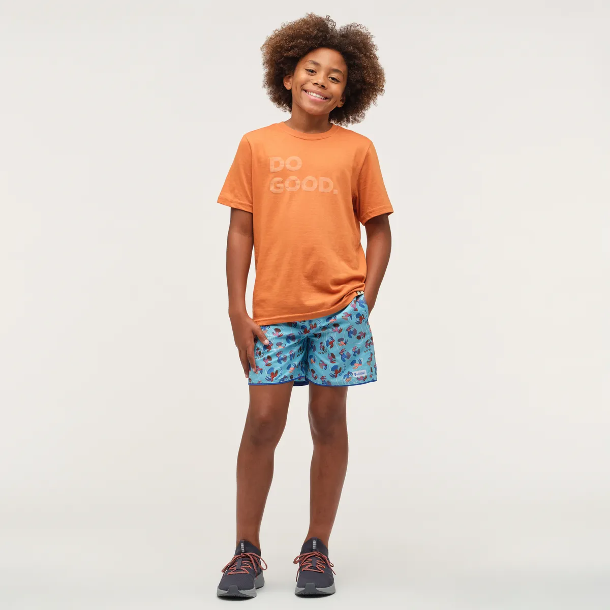 Cotopaxi Cocodrilo short garçon Tucan Verde imprimé