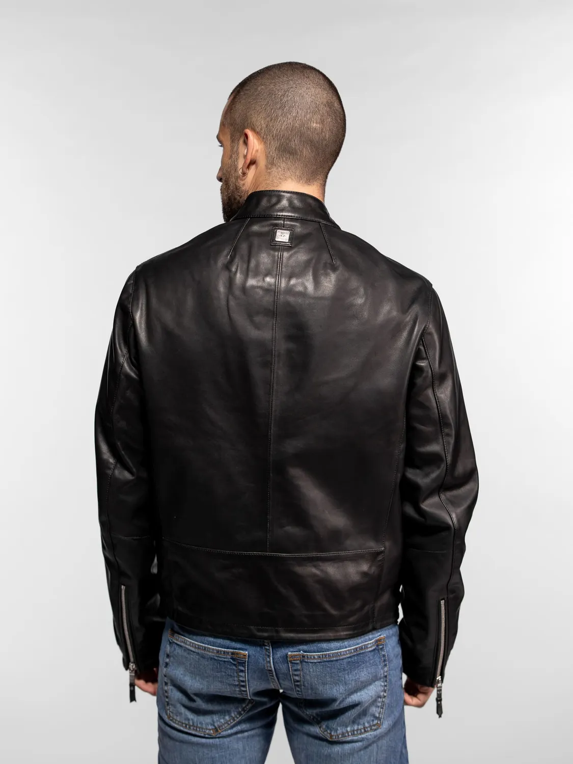 Daytona Bethel blouson cuir mouton noir