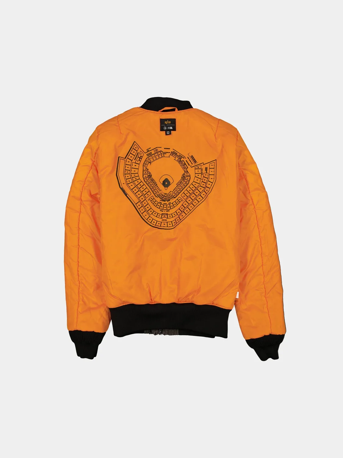 Alpha Industries MA-1 Braves blouson noir camo réversible