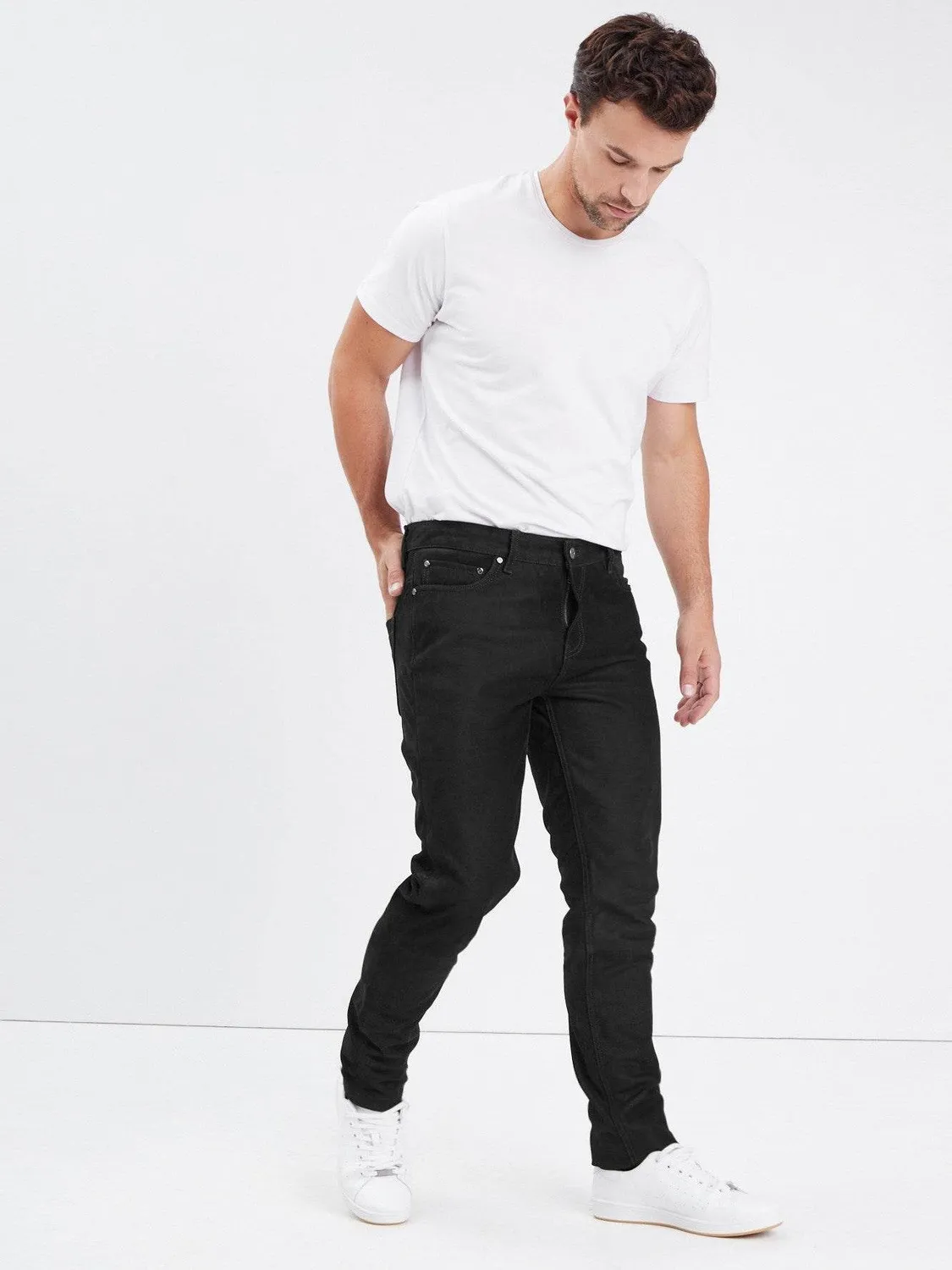 DAYTONA Booling madison pantalon cuir noir vachette