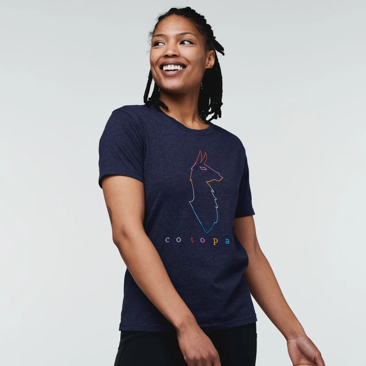 Cotopaxi Electric Llama t-shirt femme gris