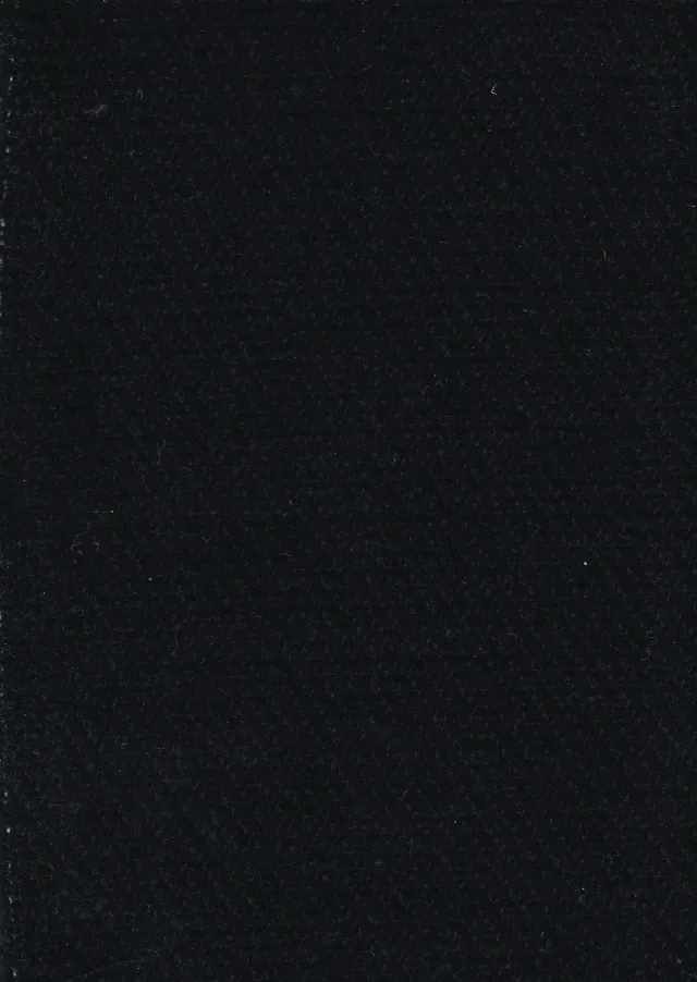 Hollington tissu chenille laine coton noir pie au mètre
