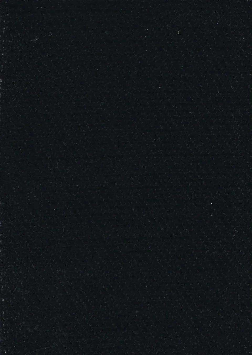 Hollington tissu chenille laine coton noir pie au mètre