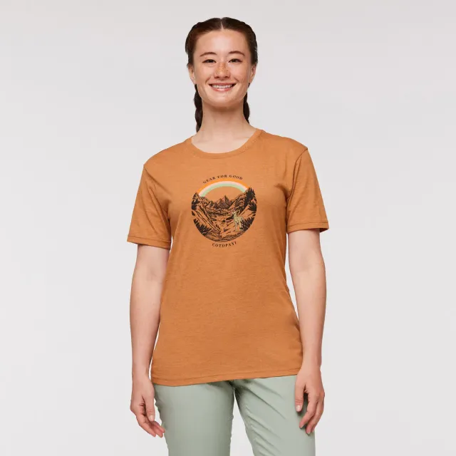 Cotopaxi Traveling Llama t-shirt femme Saddle voyage