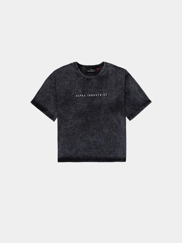 Alpha Industries Acid Logo t-shirt noir coton épais