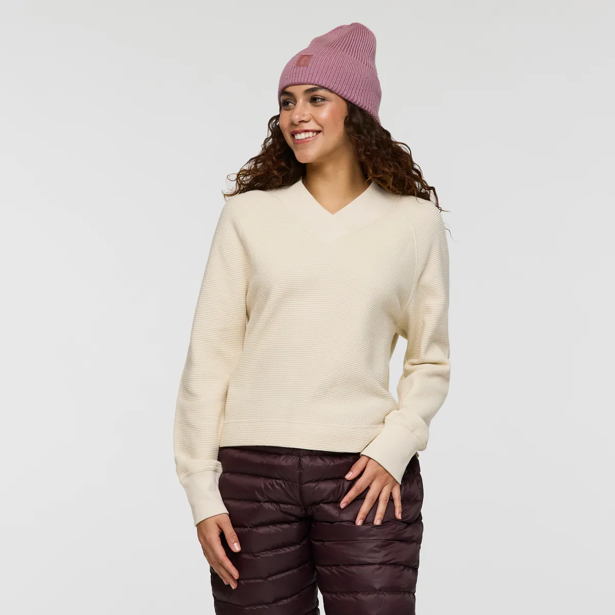 Cotopaxi Atajo tee col V femme manches longues