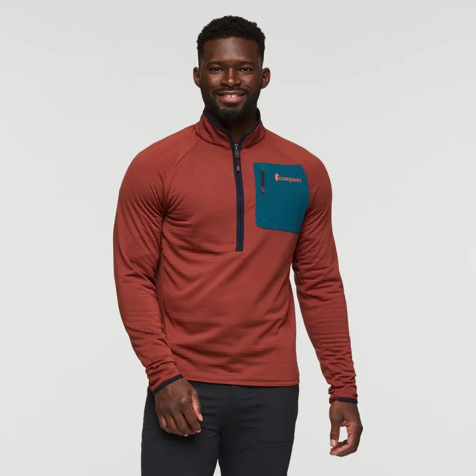 Cotopaxi Otero polaire demi-zip homme Rusty