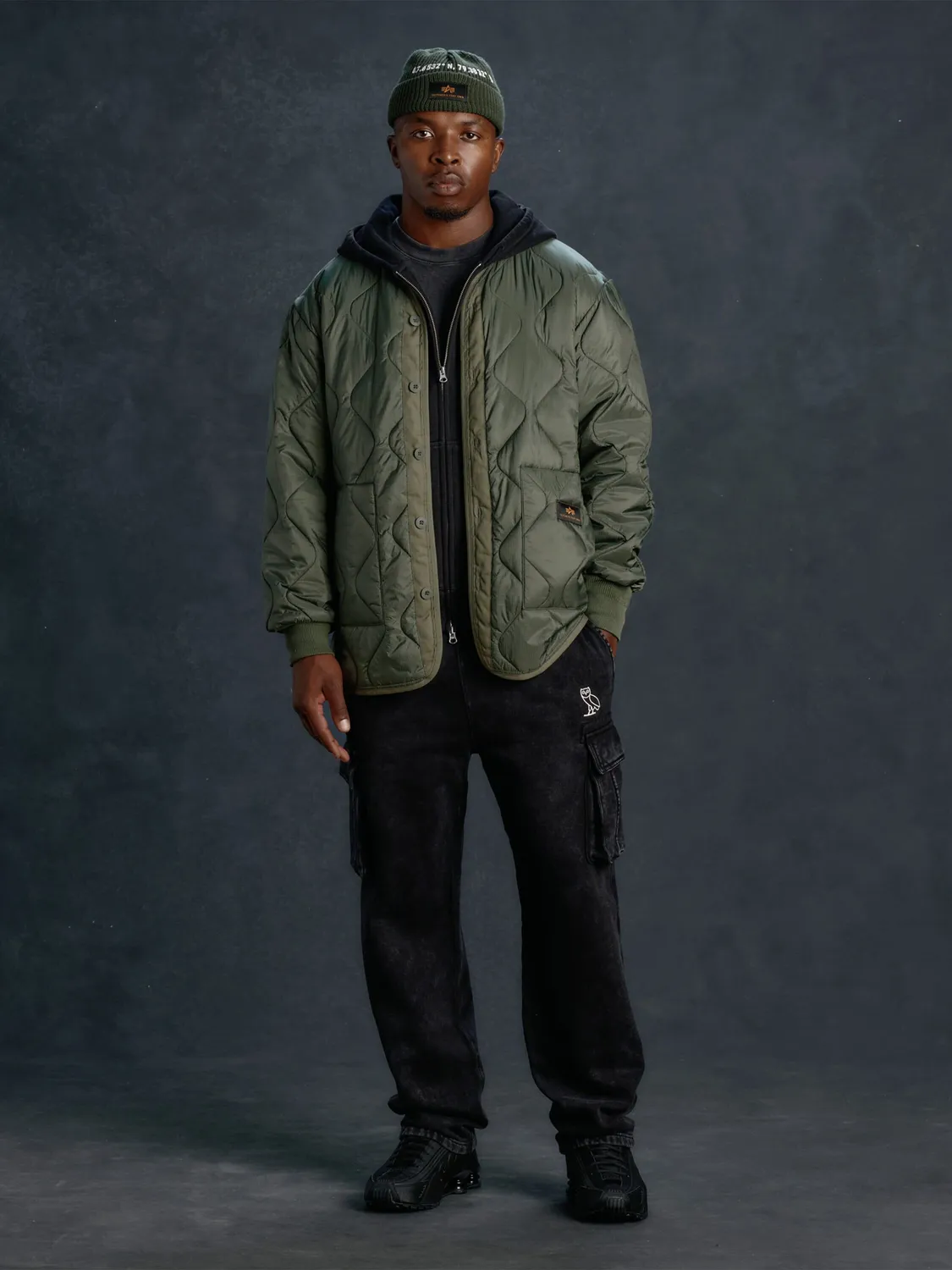 Alpha Industries OVO ALS/92 liner matelassé vert